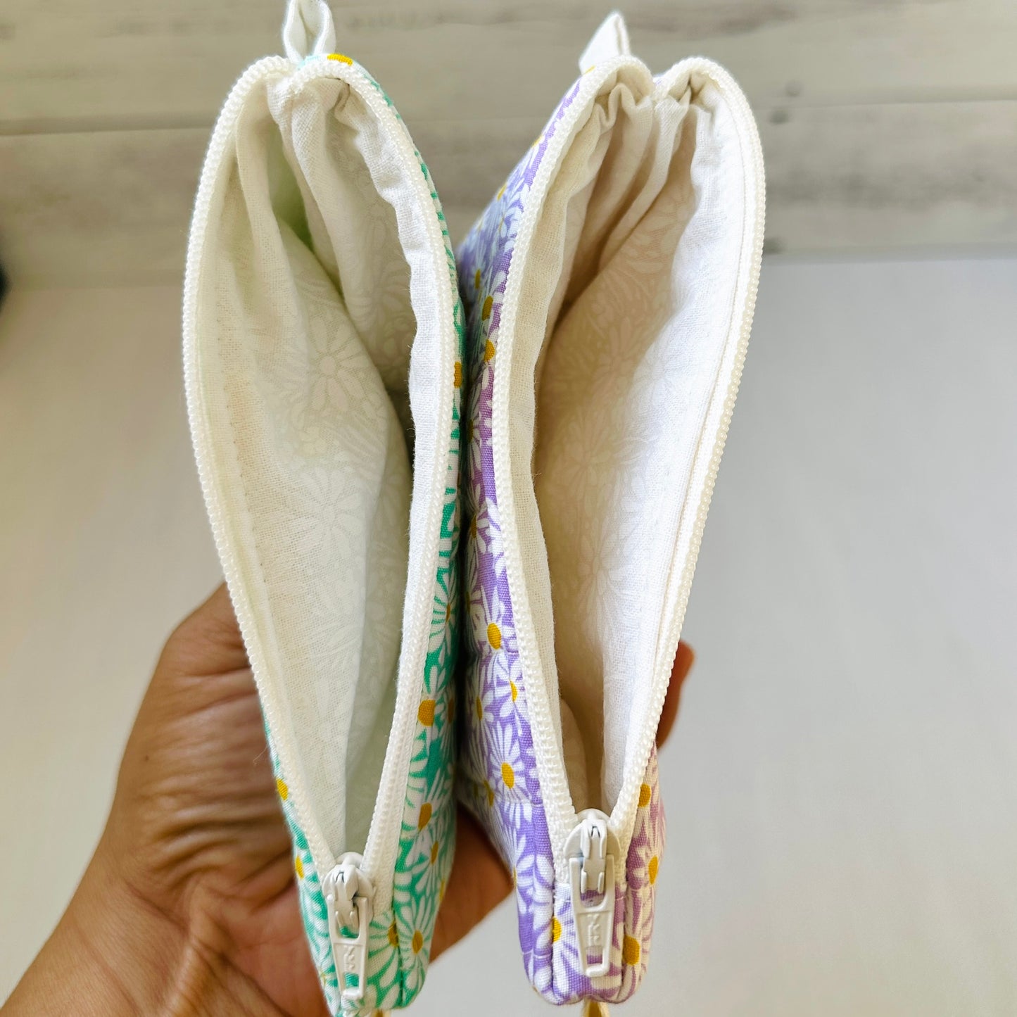 Quilted Mini Pouch - Darling Daisy Collection