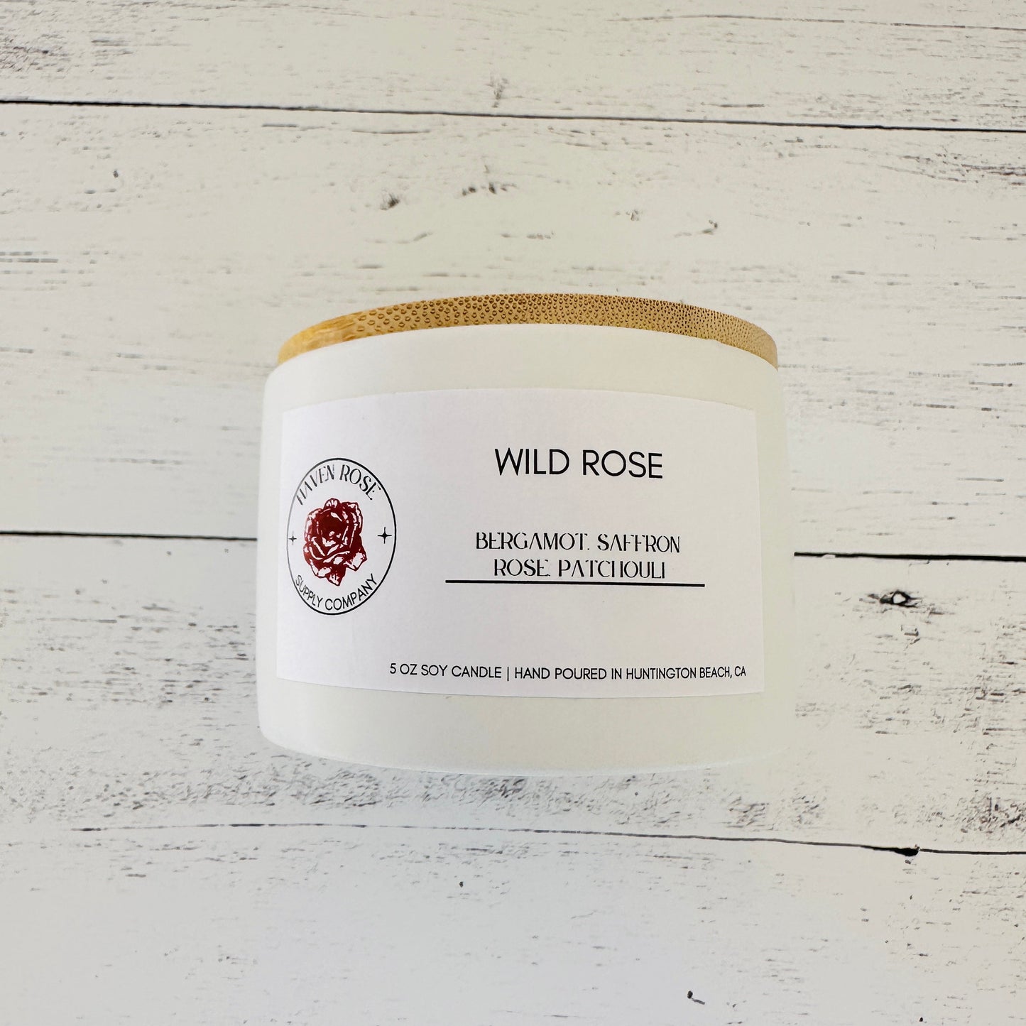 Wild Rose Soy Candle