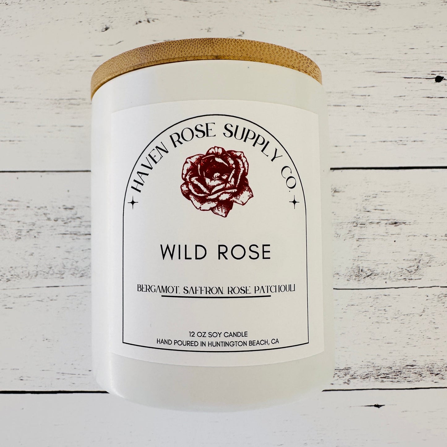 Wild Rose Soy Candle