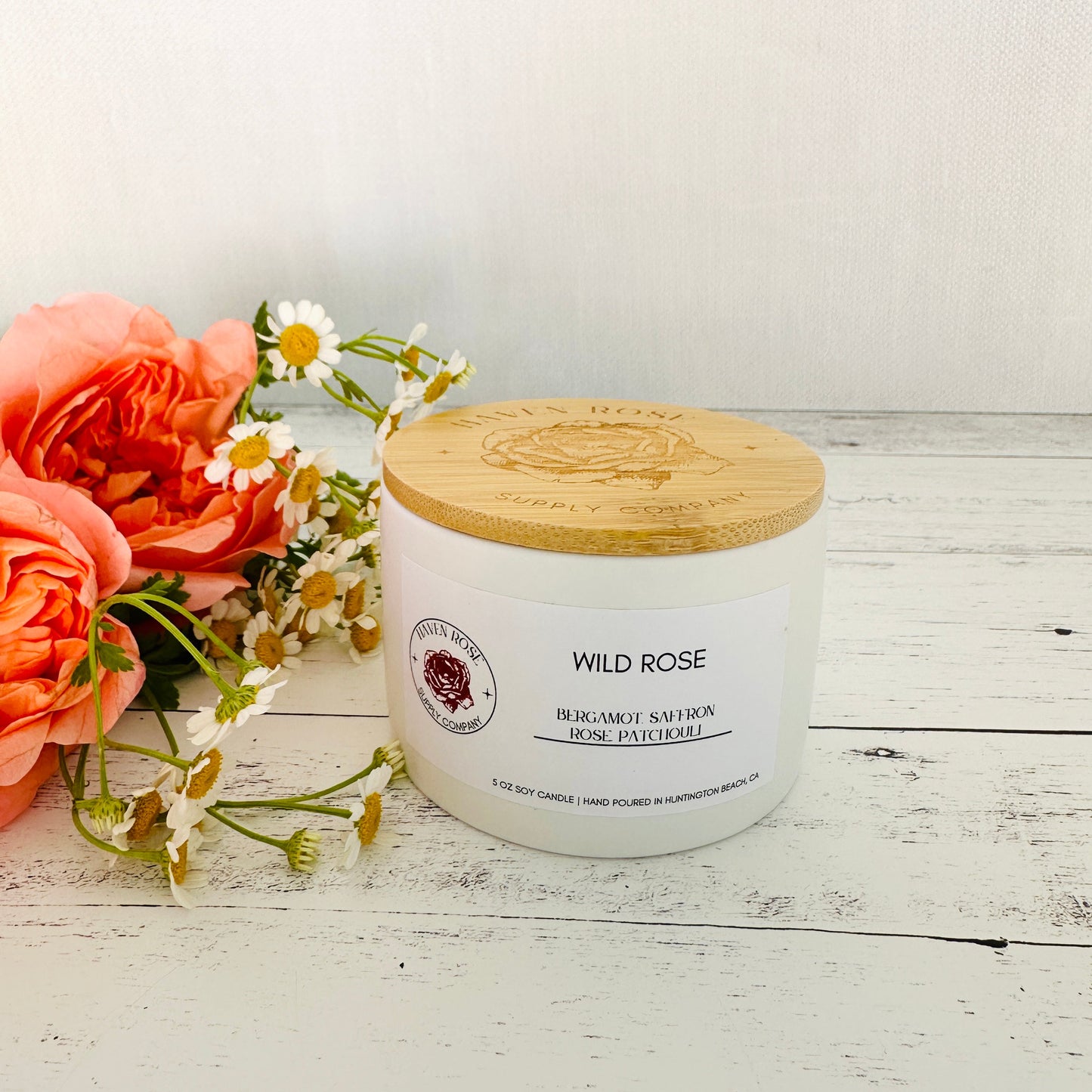 Wild Rose Soy Candle