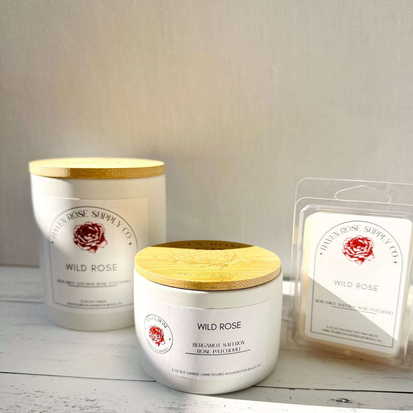 Wild Rose Soy Candle