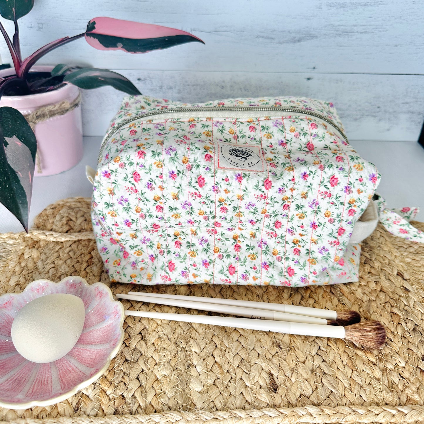 Pink & Yellow Vintage Ditsy Floral