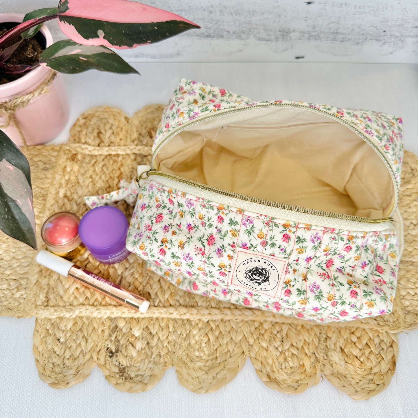 Pink & Yellow Vintage Ditsy Floral