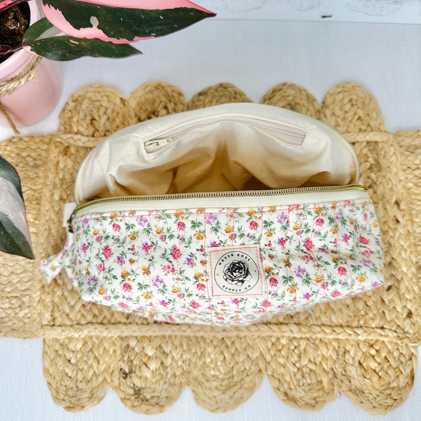 Pink & Yellow Vintage Ditsy Floral