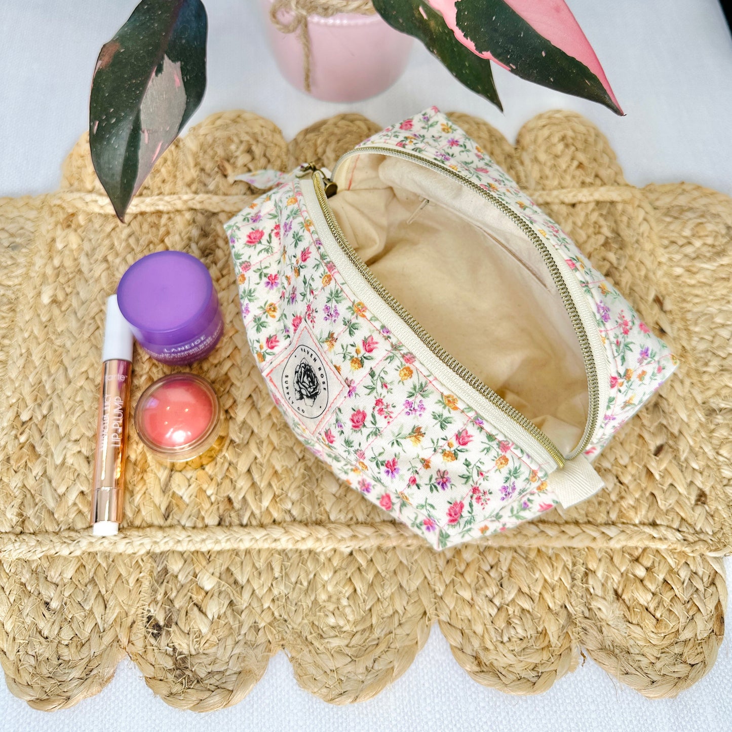 Pink & Yellow Vintage Ditsy Floral
