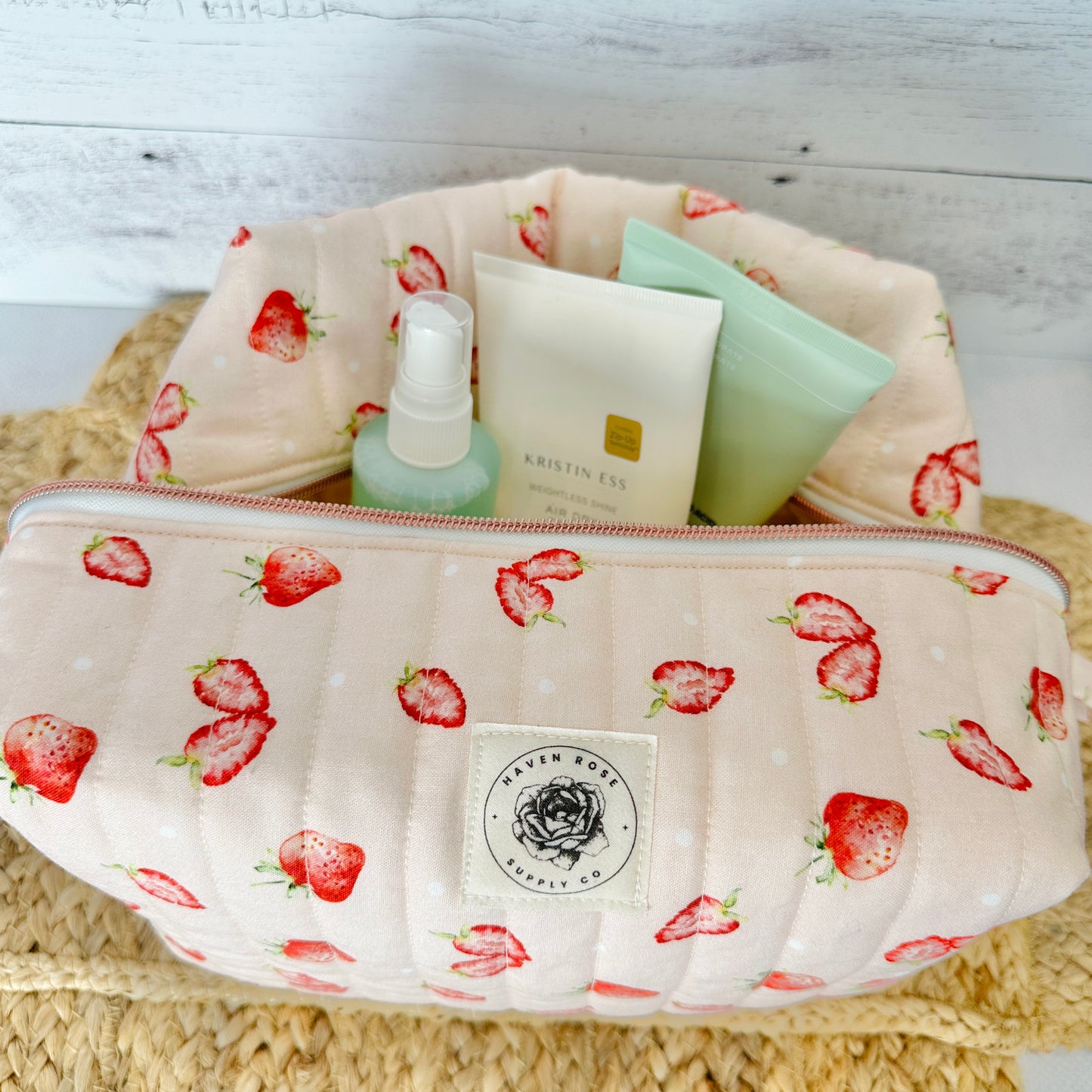 Baby Pink with Strawberries