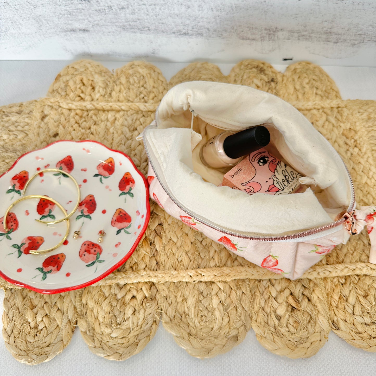 Baby Pink with Strawberries