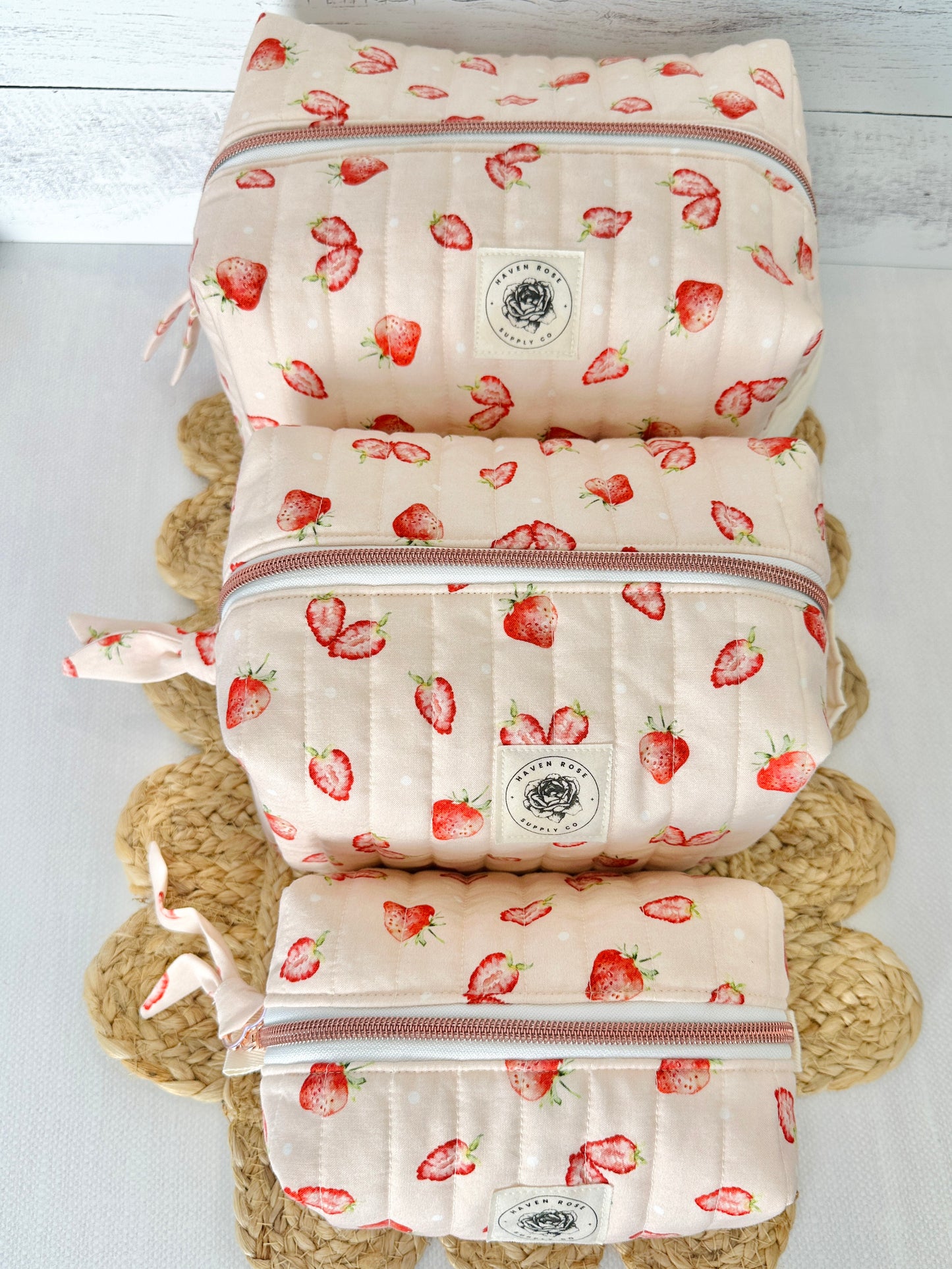 Baby Pink with Strawberries