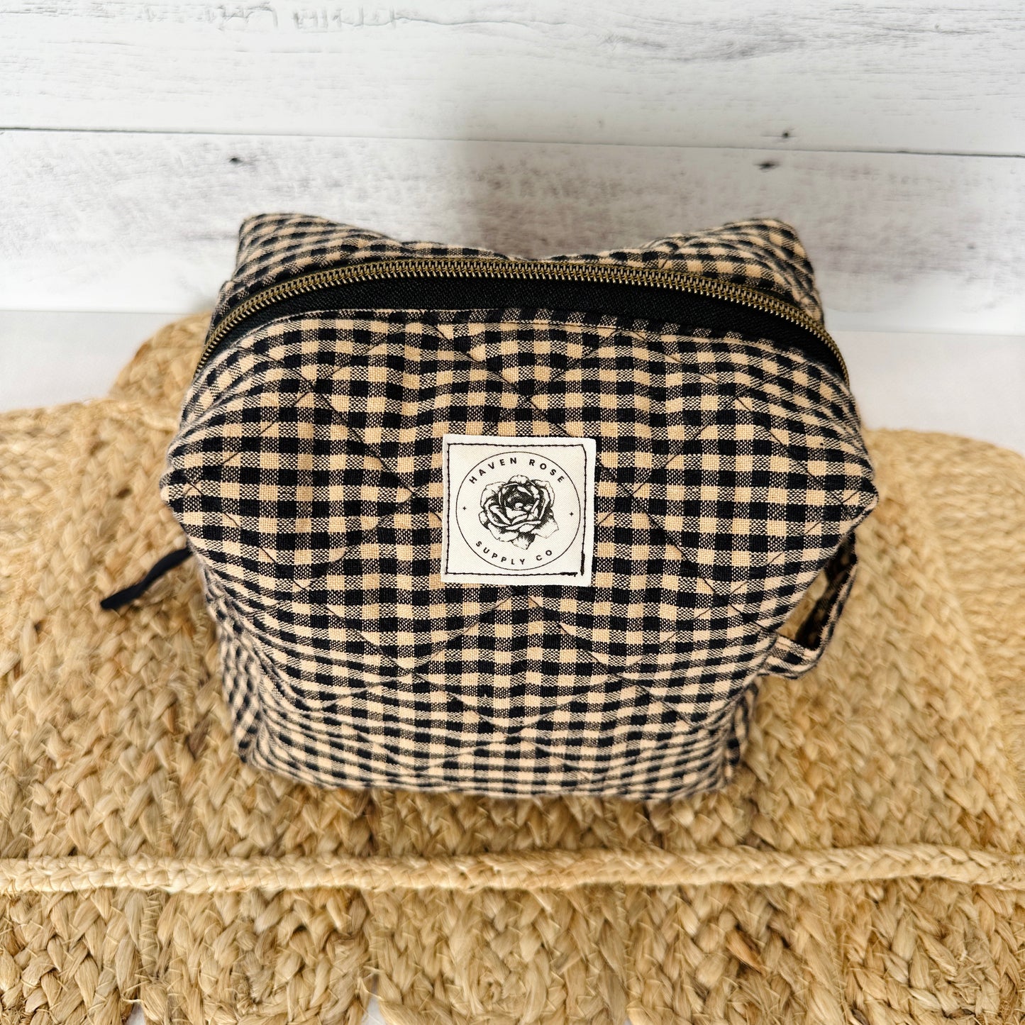 Black and Tan Check