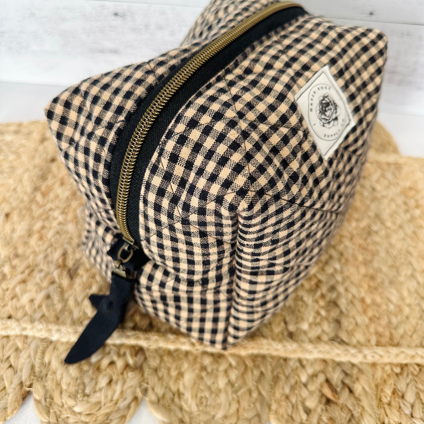 Black and Tan Check