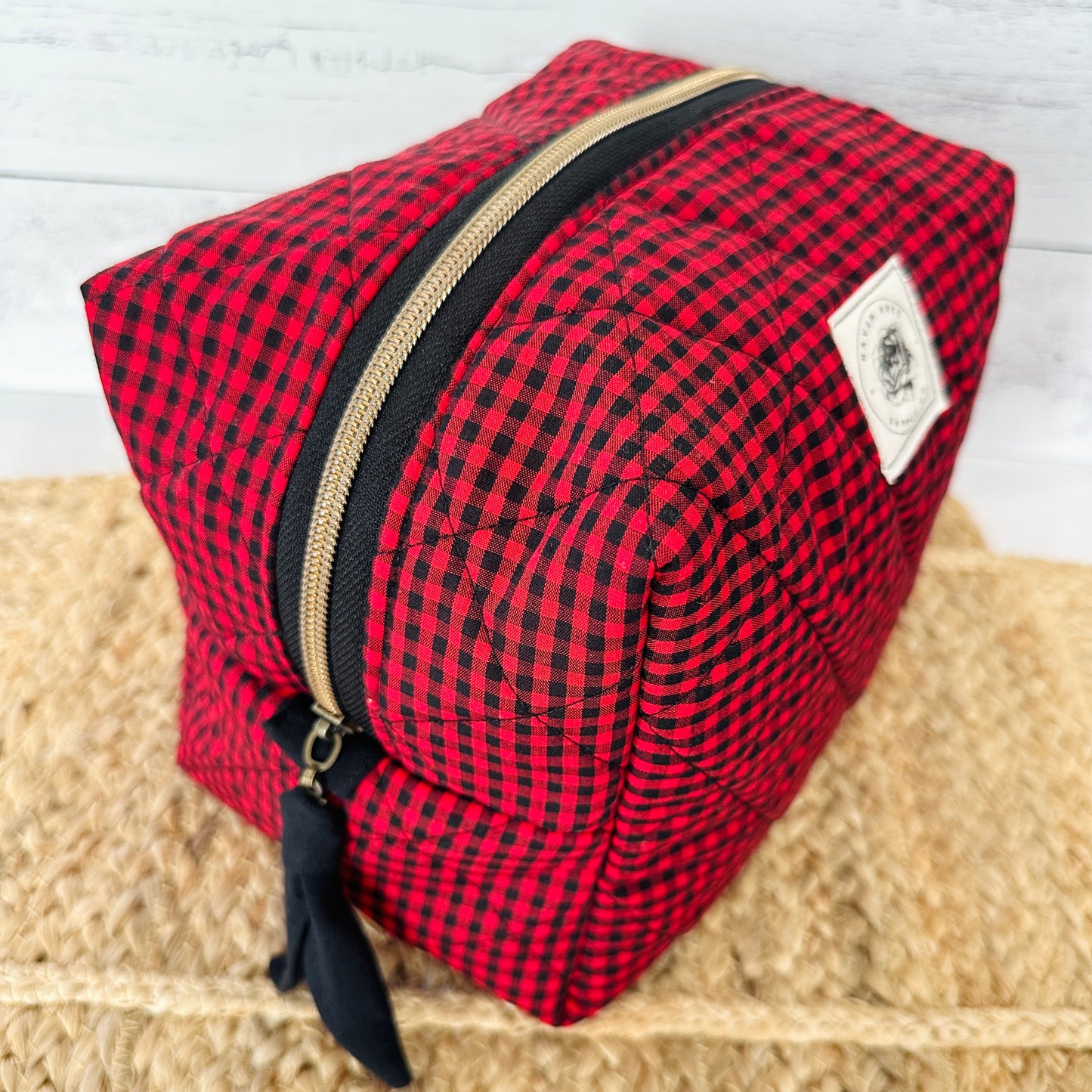 Black and Red Check