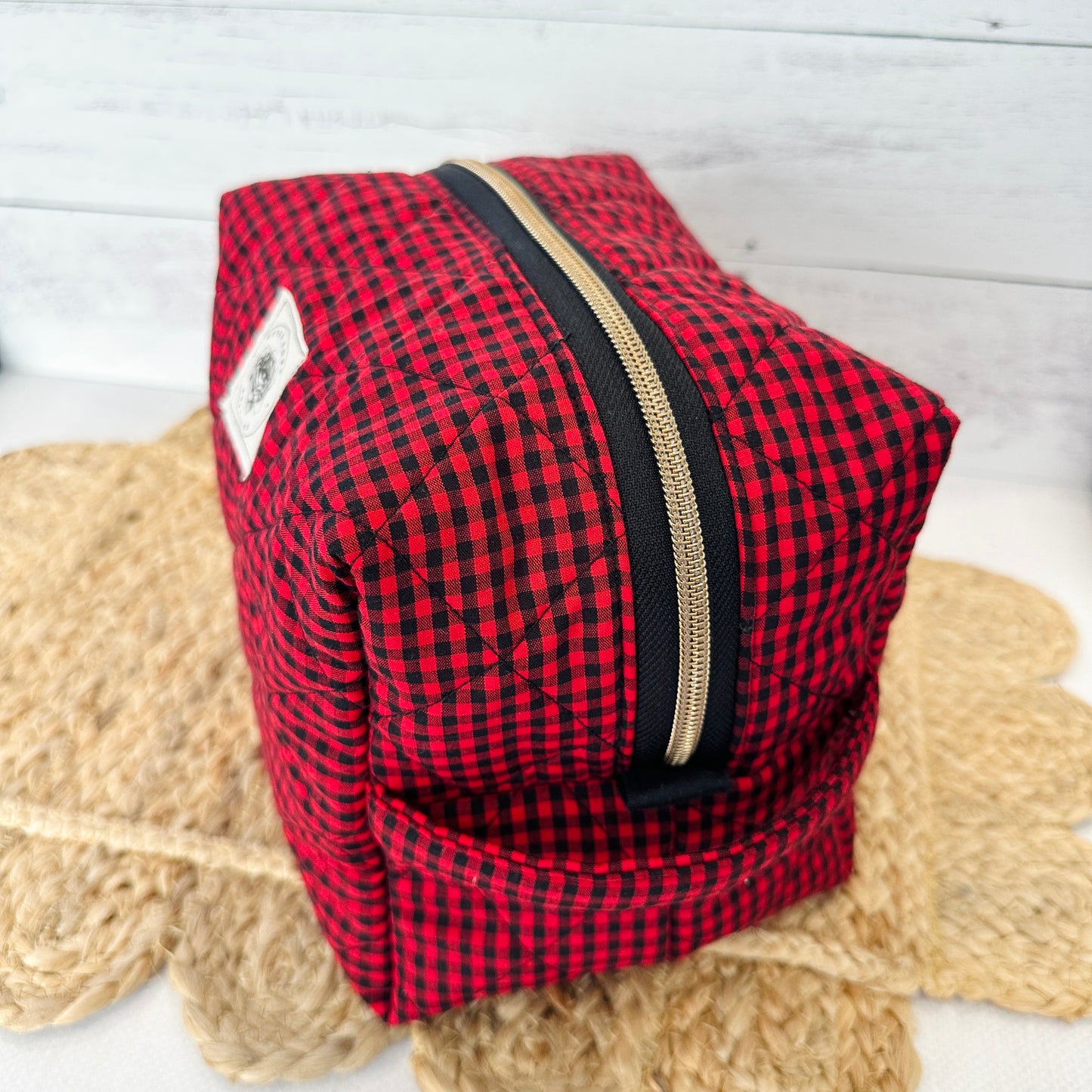 Black and Red Check