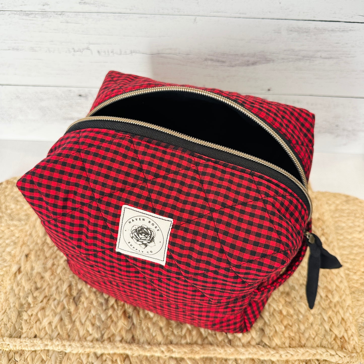 Black and Red Check