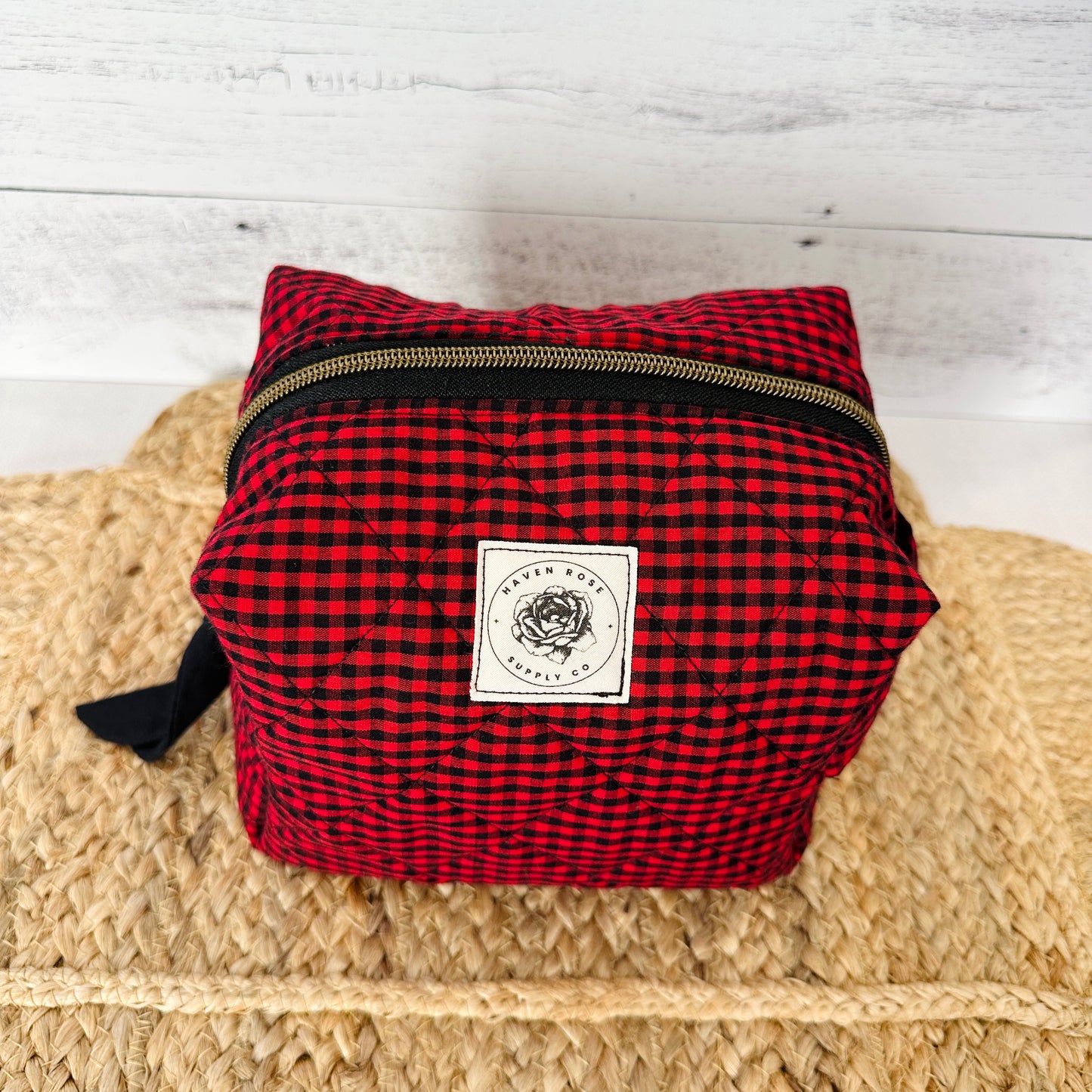 Black and Red Check