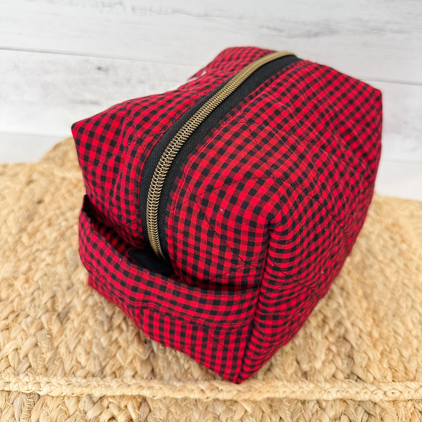 Black and Red Check