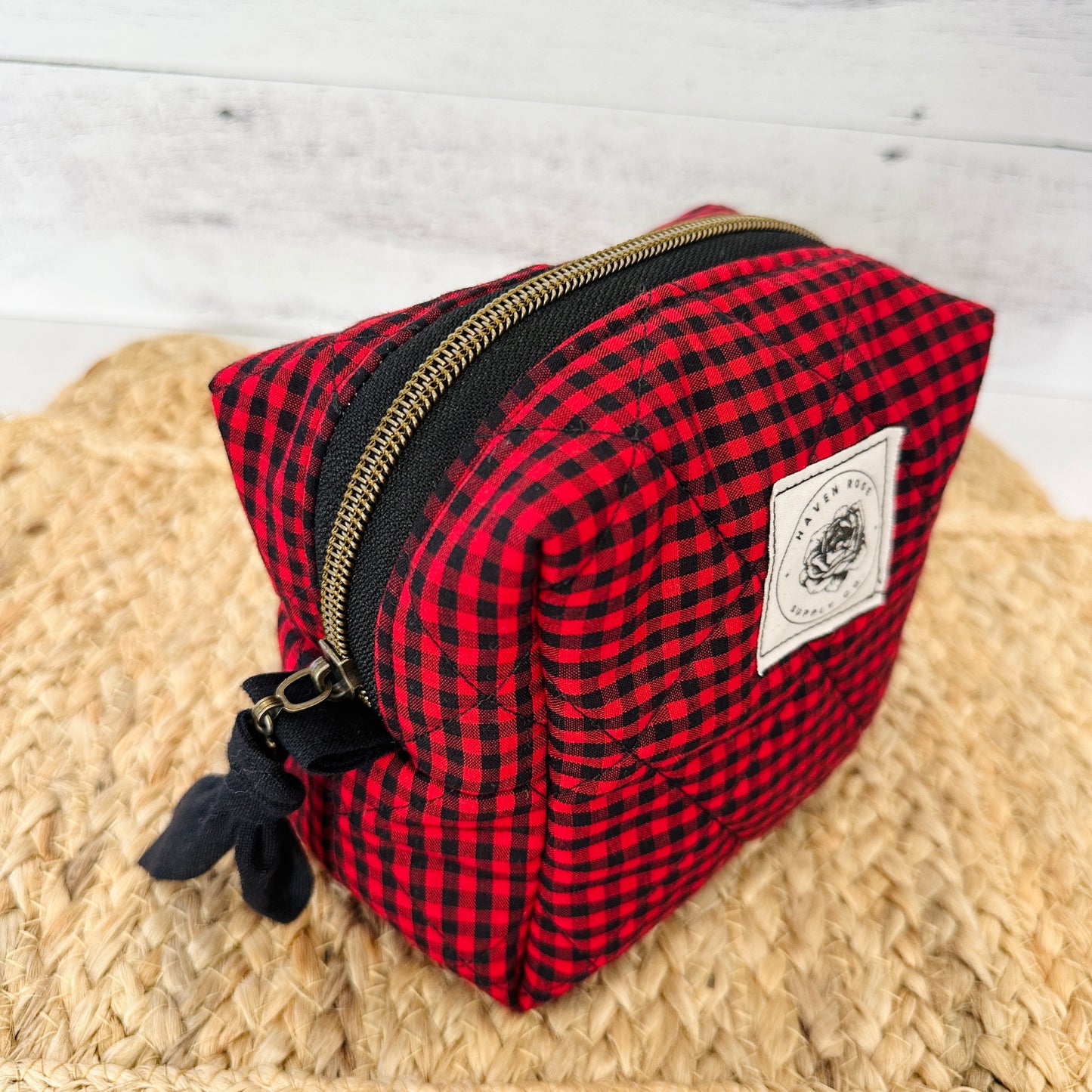 Black and Red Check
