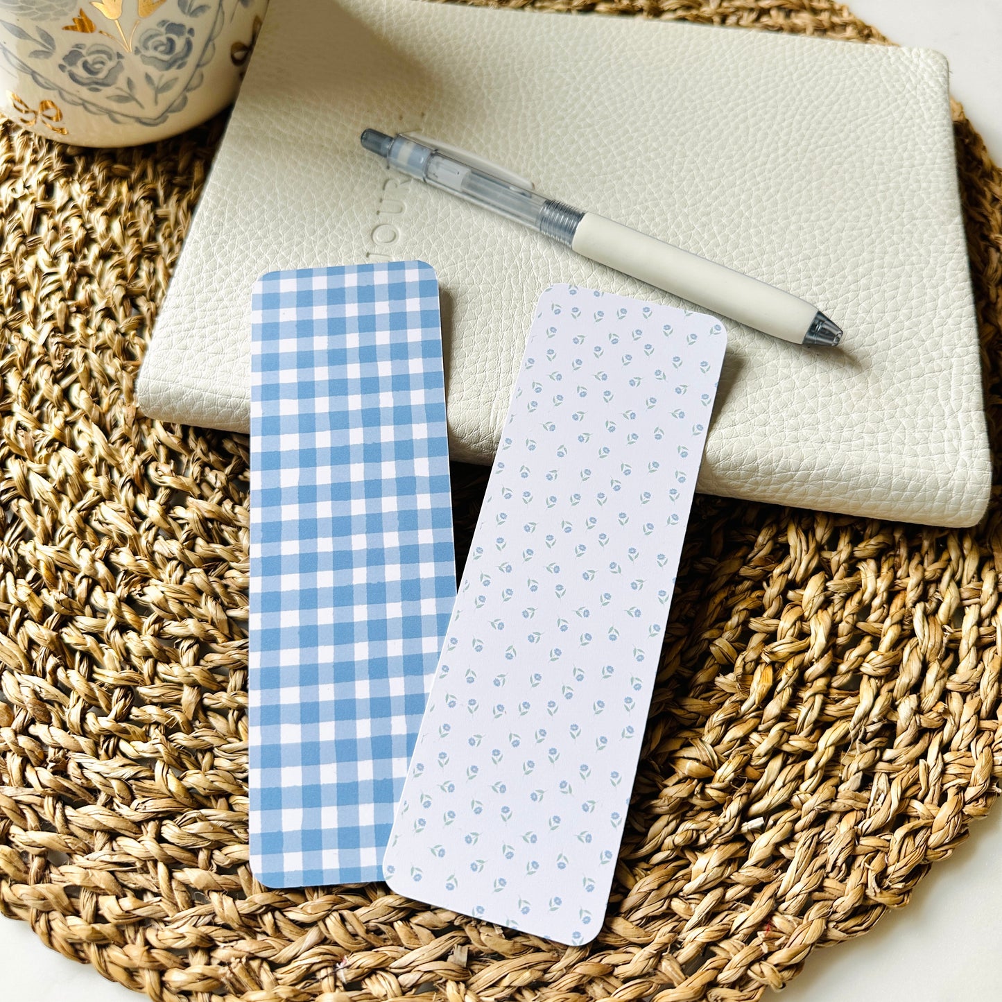 Bookmark with Tassle - Pretty Blues Series