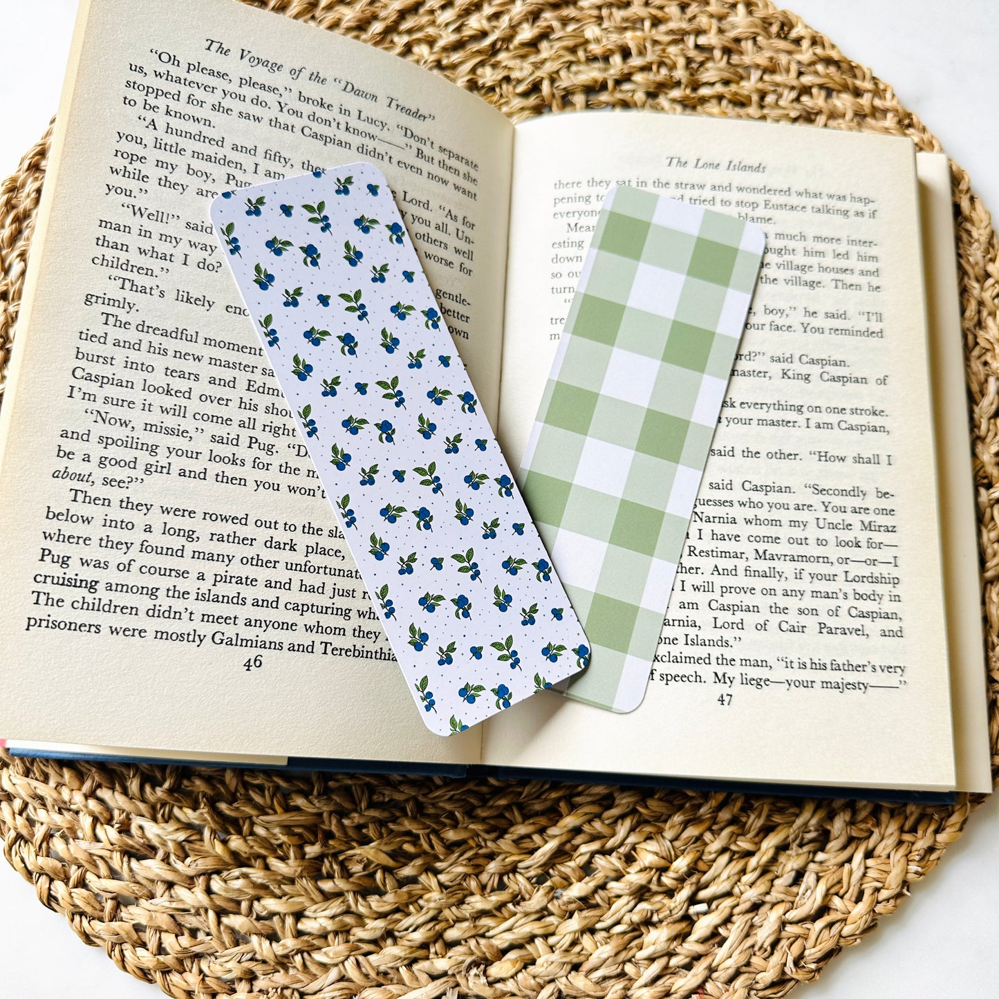 Bookmark with Tassle - Pretty Blues Series