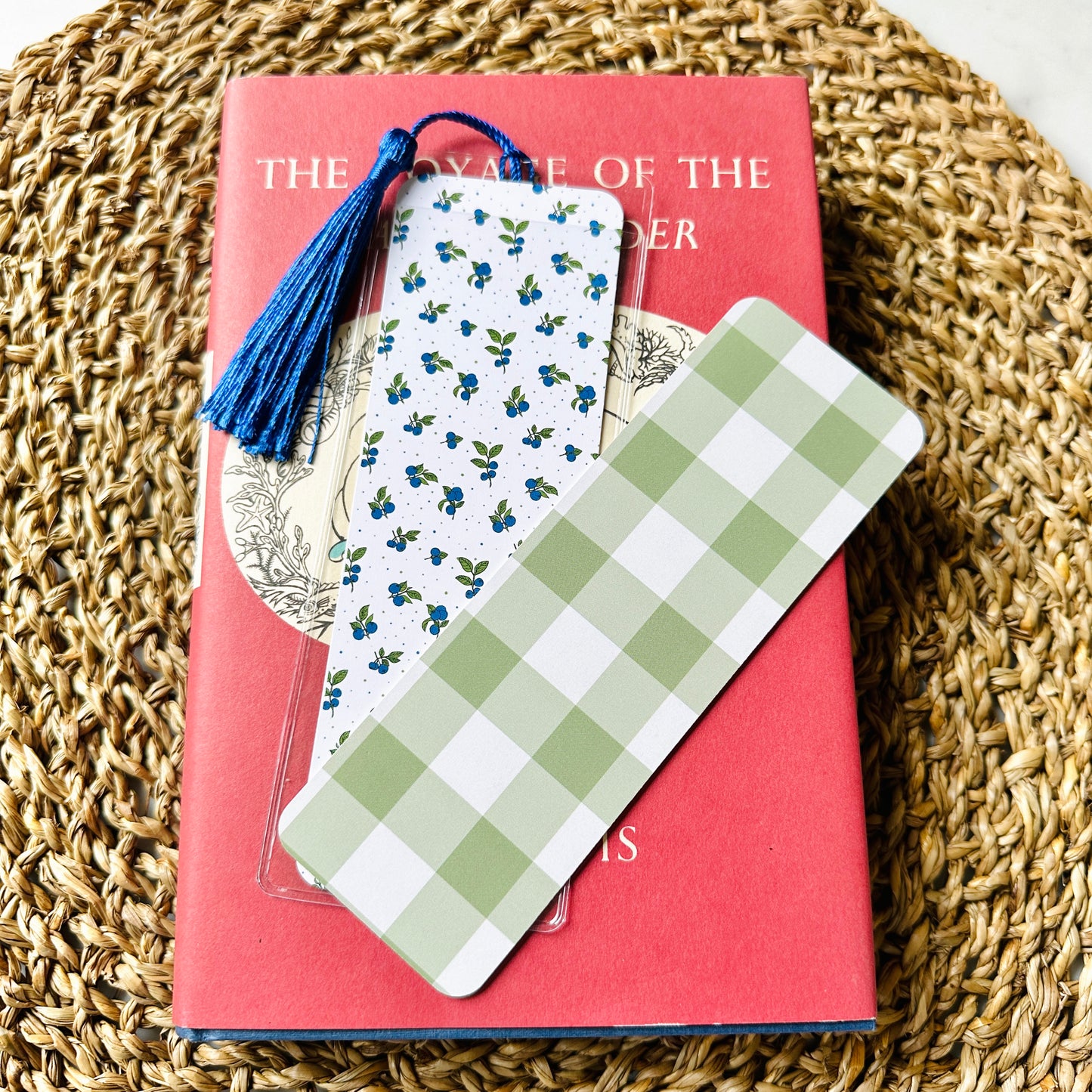 Bookmark with Tassle - Pretty Blues Series