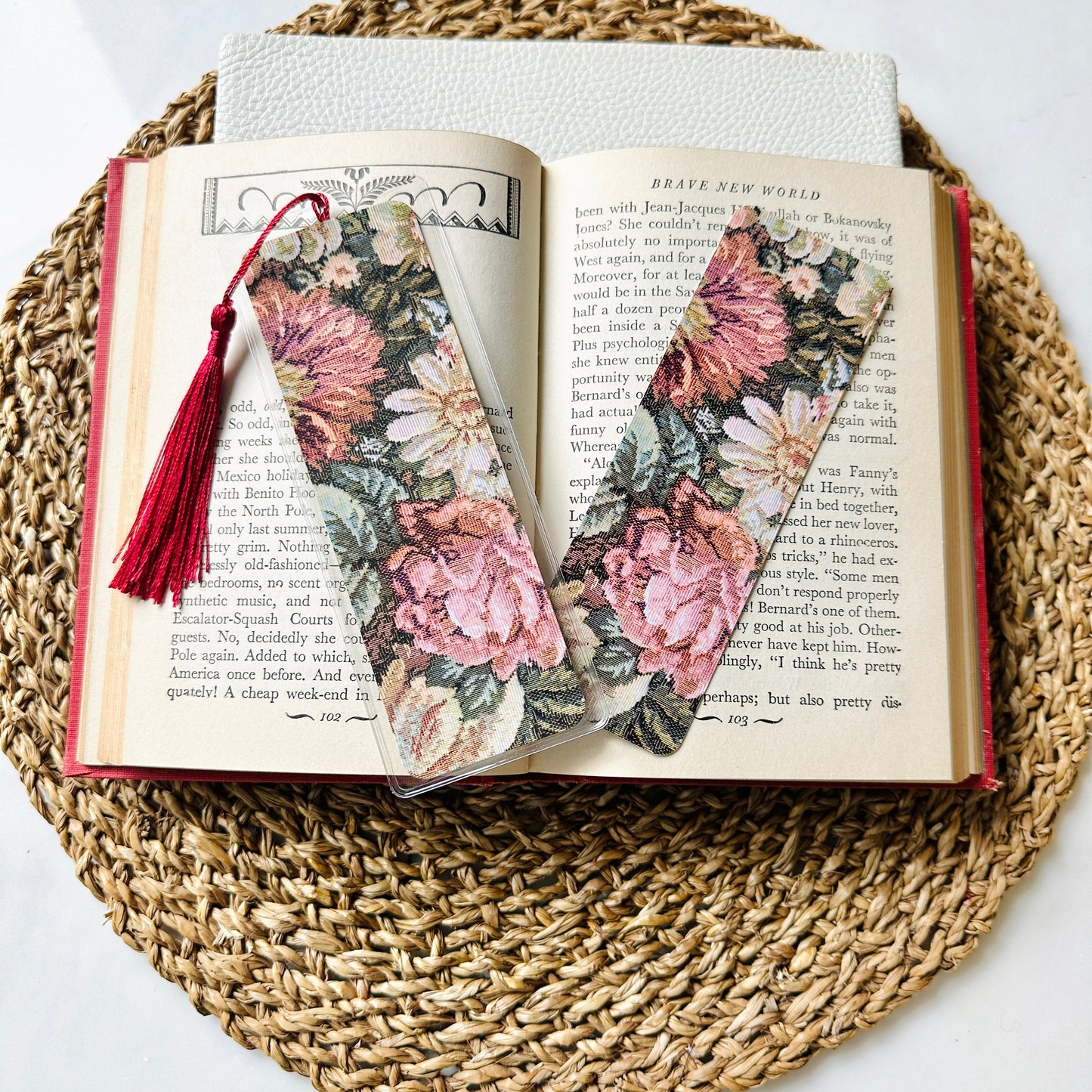 Bookmark with Tassle - Vintage Botanical Series