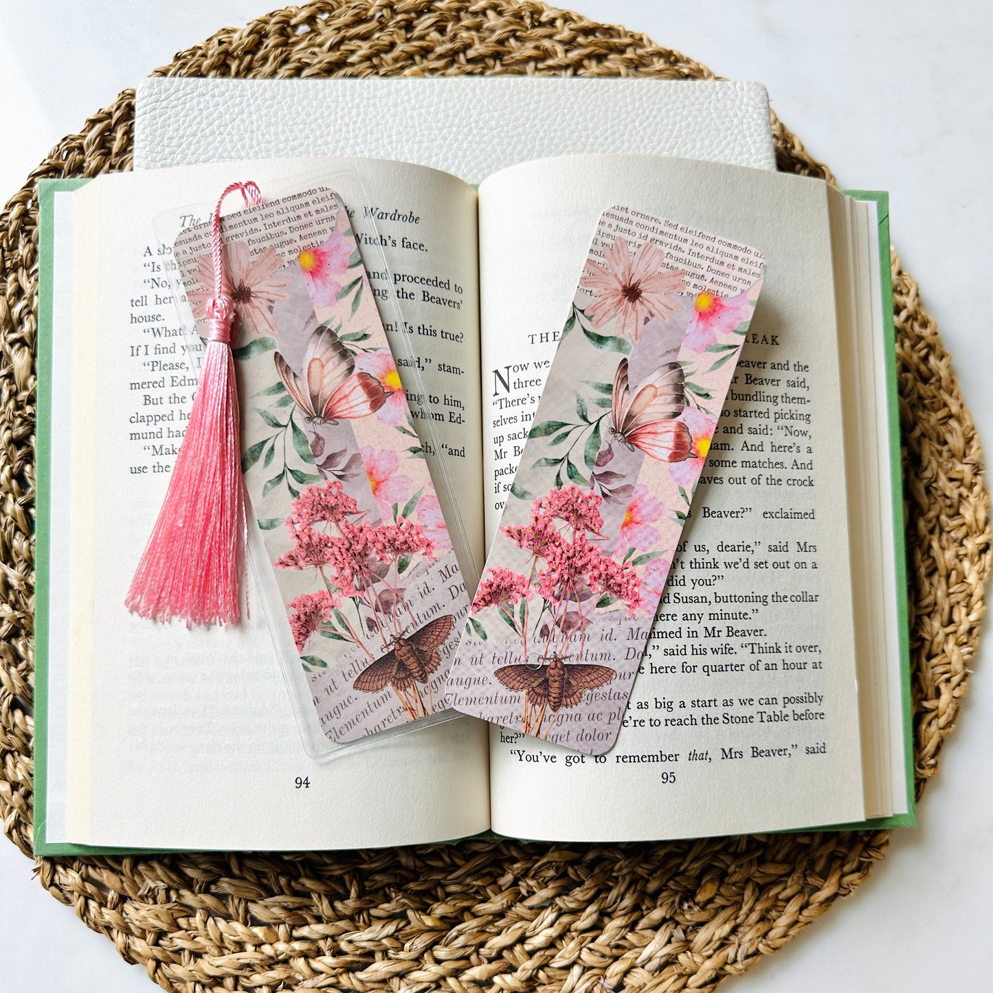 Bookmark with Tassle - Vintage Botanical Series