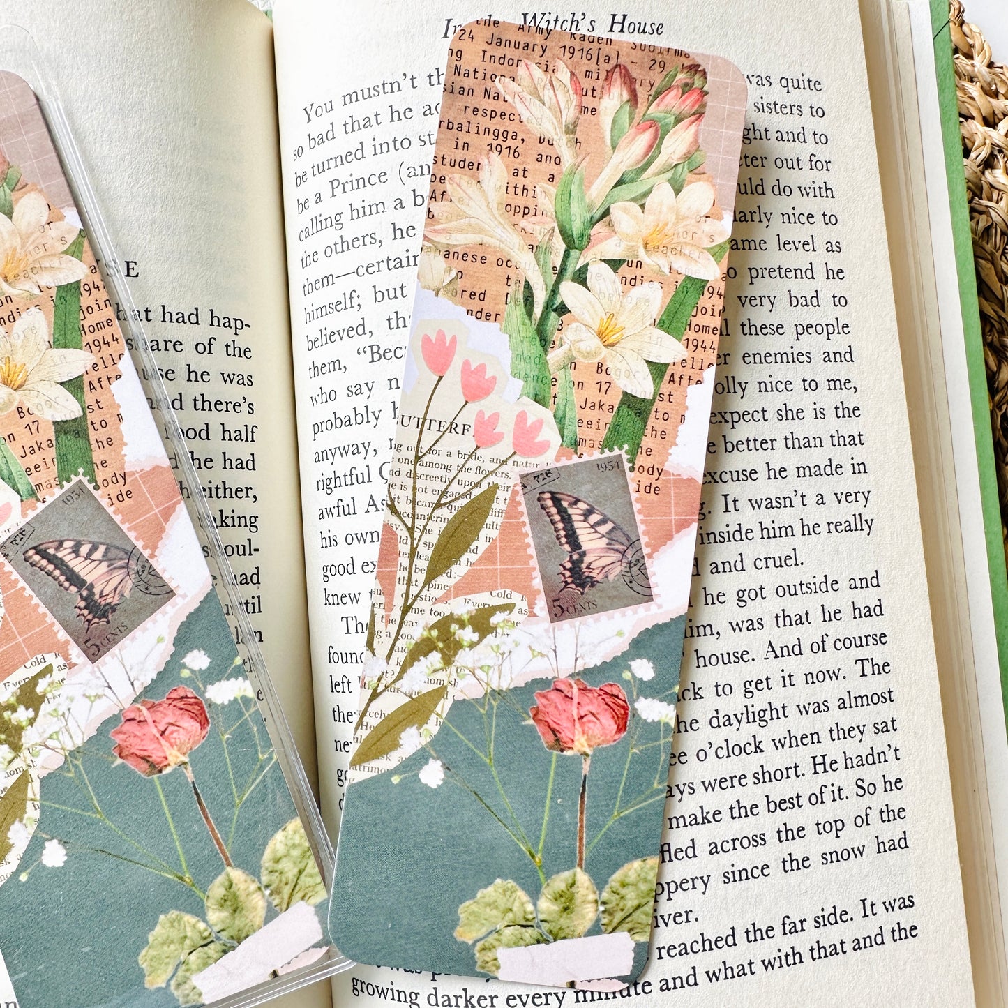 Bookmark with Tassle - Vintage Botanical Series
