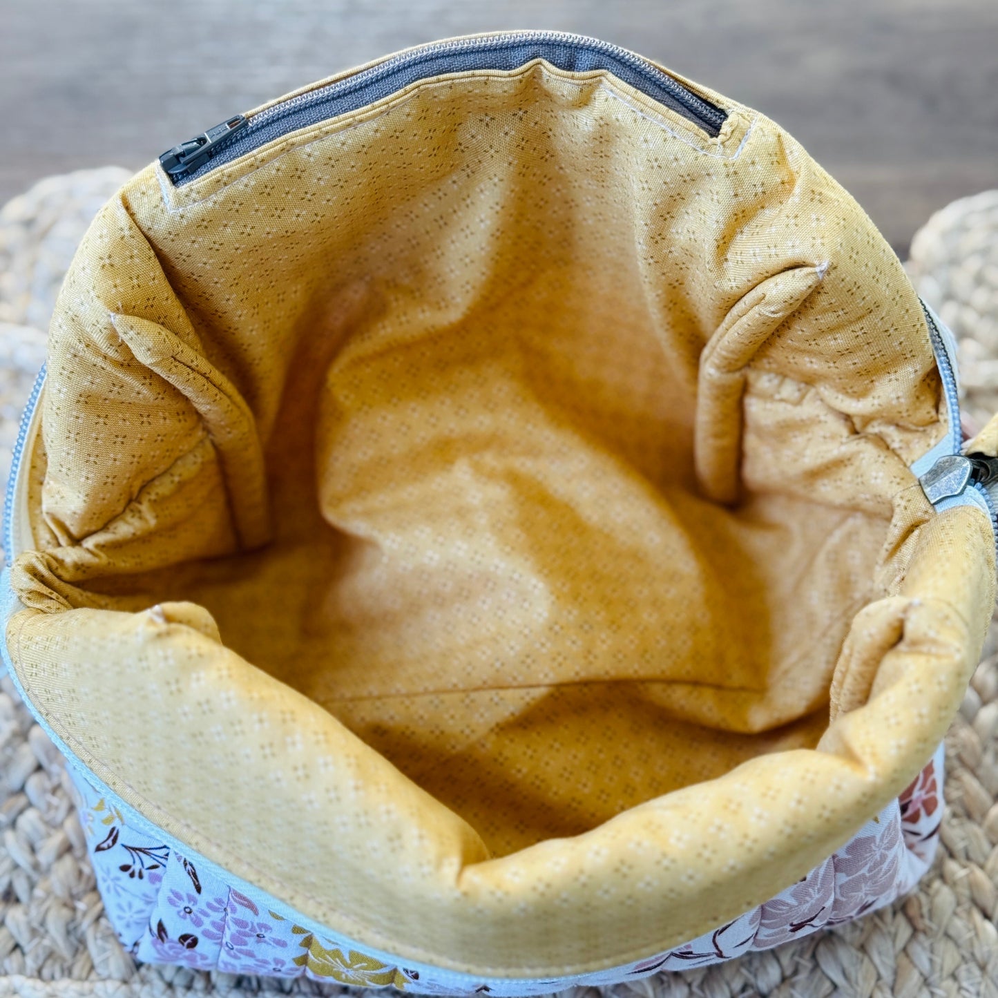 Rosy Mauve Boxy Pouch