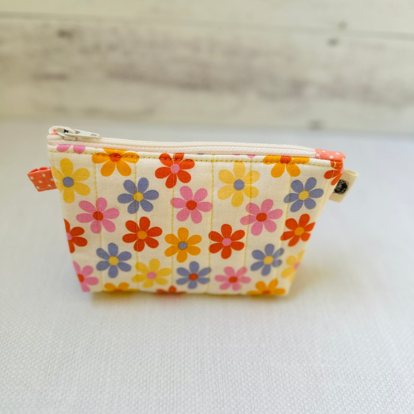 Quilted Mini Pouch - Darling Daisy Collection