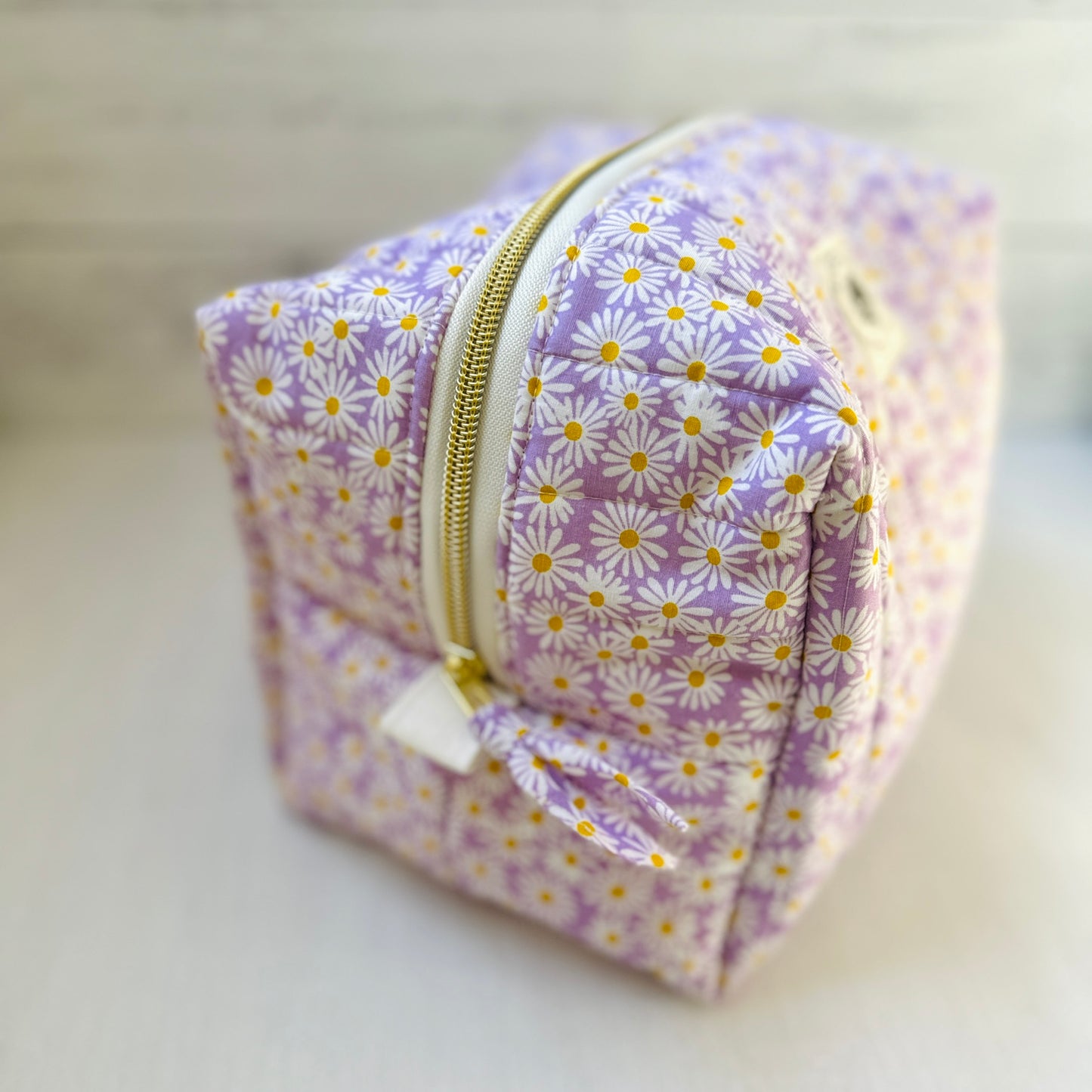 Elevated Essentials Quilted Bag - Purple Daisy
