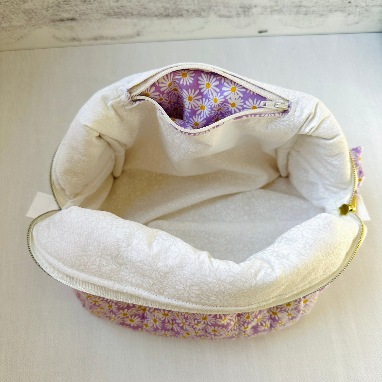 Elevated Essentials Quilted Bag - Purple Daisy