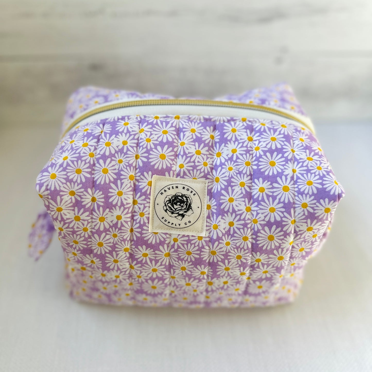 Elevated Essentials Quilted Bag - Purple Daisy