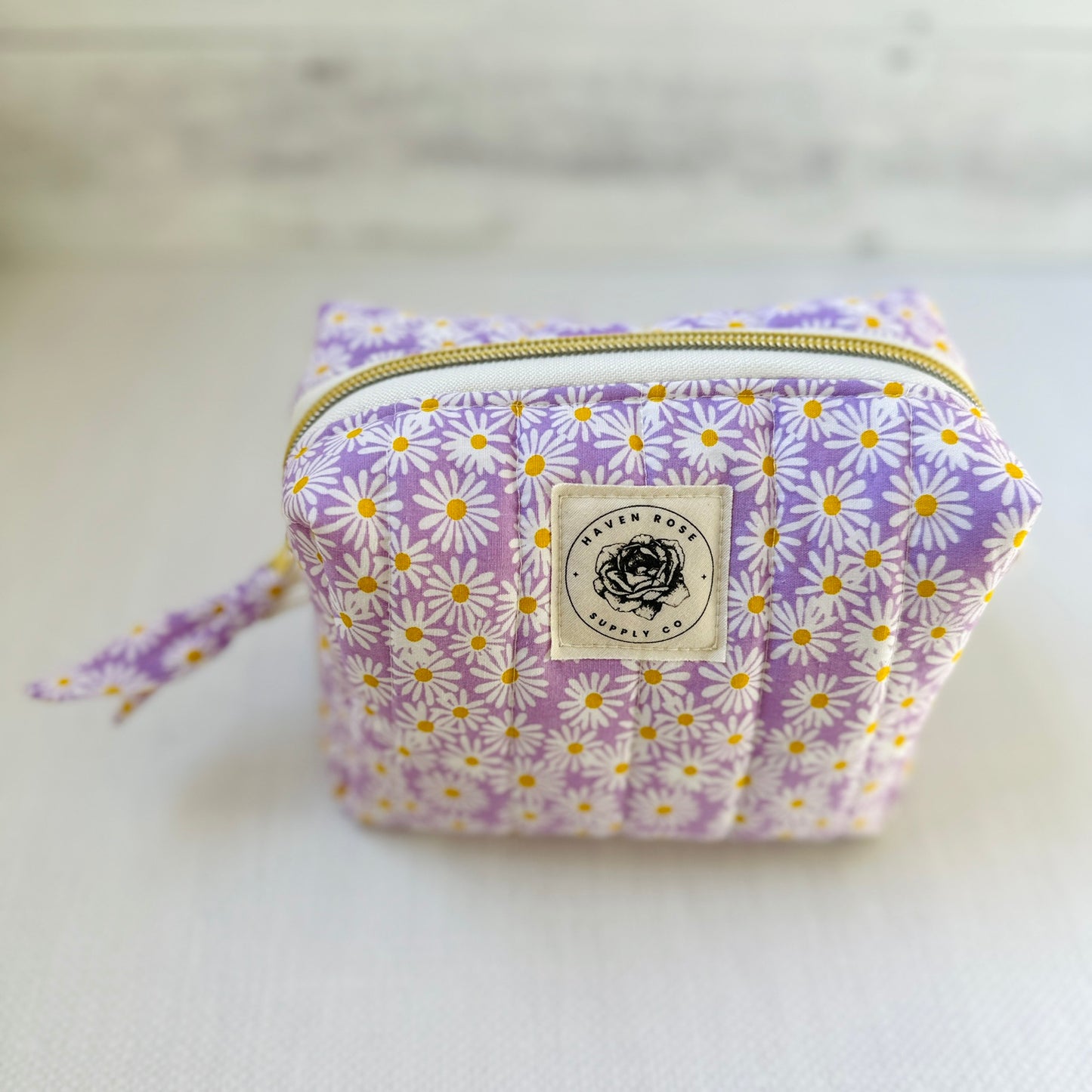 Elevated Essentials Quilted Bag - Purple Daisy