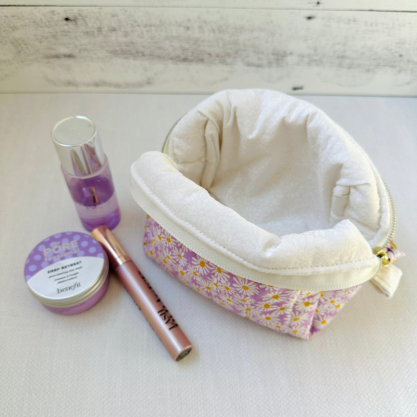 Elevated Essentials Quilted Bag - Purple Daisy