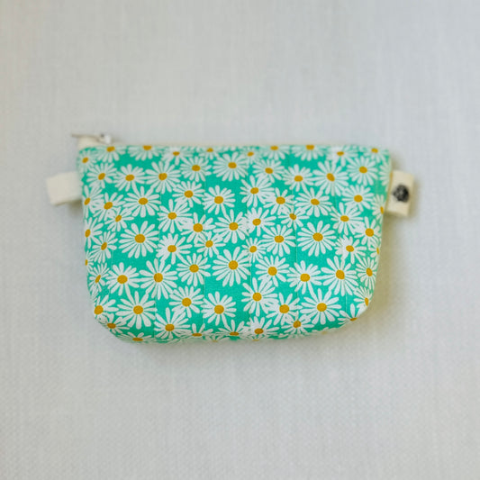 Quilted Mini Pouch - Darling Daisy Collection