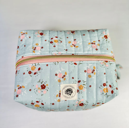 Pale Blue Floral