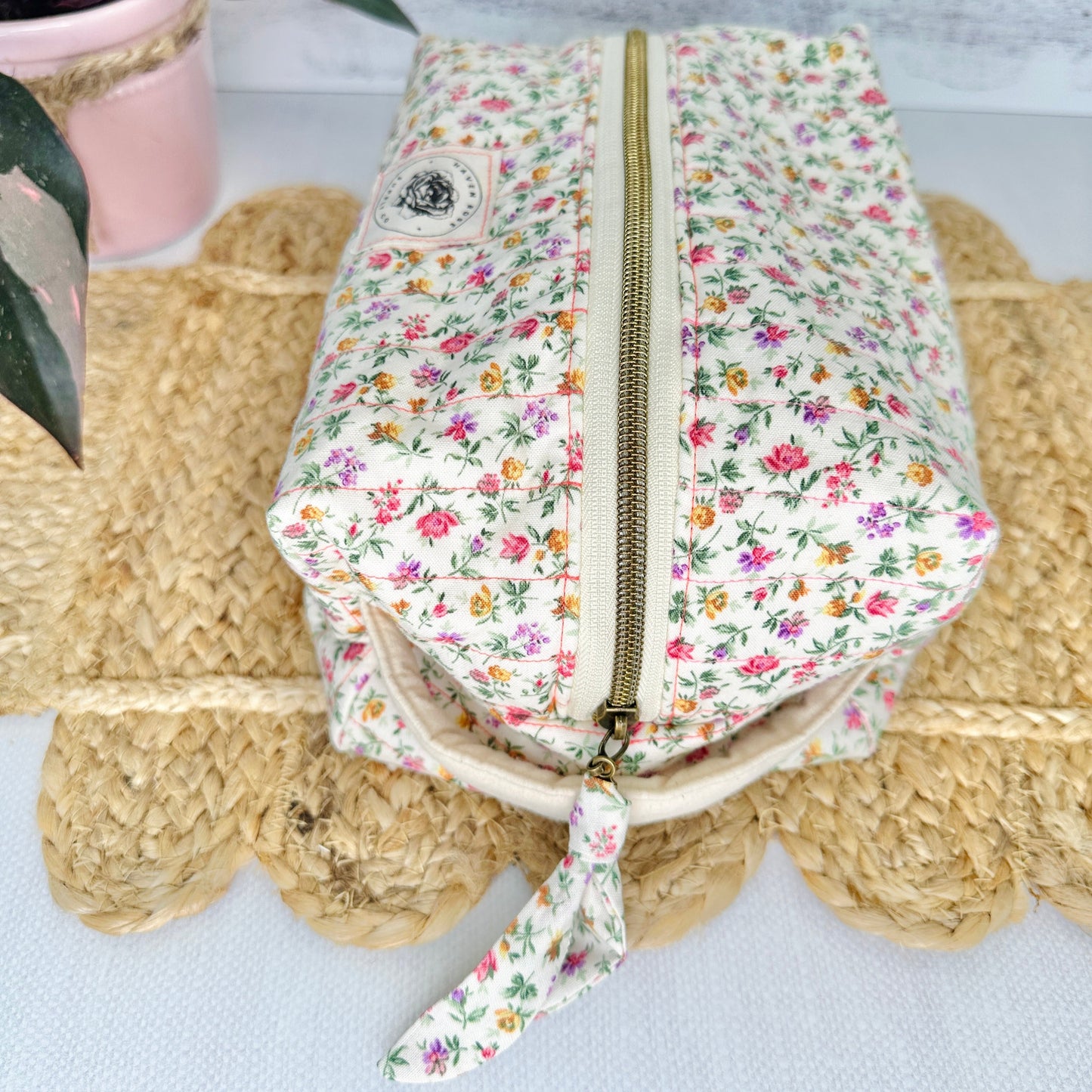 Pink & Yellow Vintage Ditsy Floral