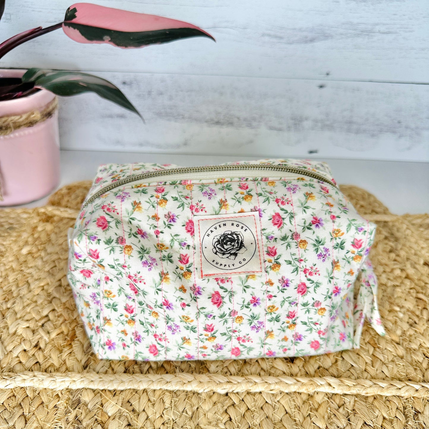 Pink & Yellow Vintage Ditsy Floral