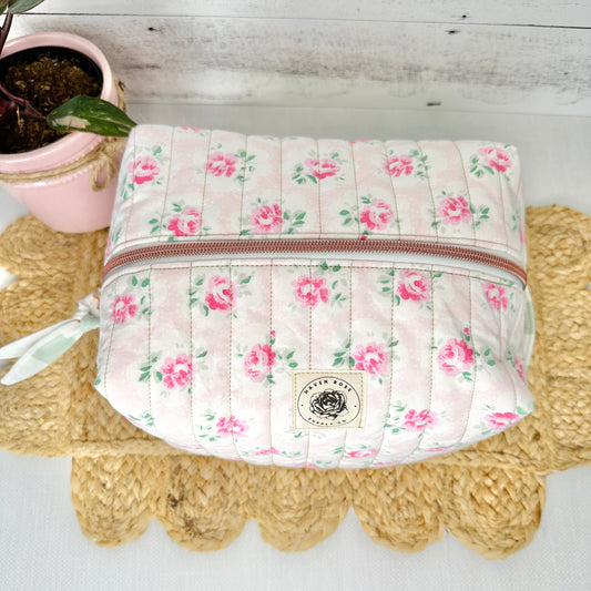 Light Pink with Pink Flowers