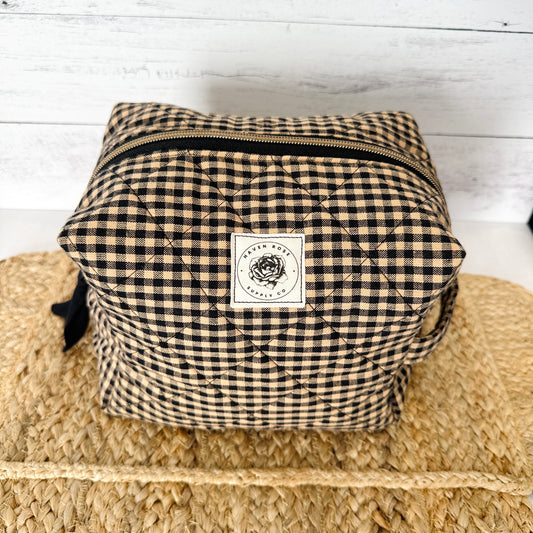 Black and Tan Check