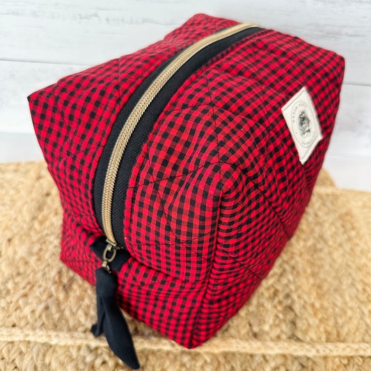 Black and Red Check