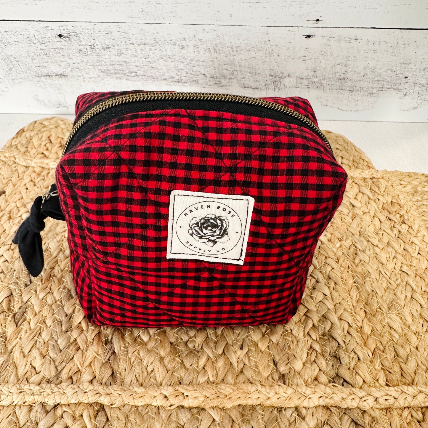 Black and Red Check