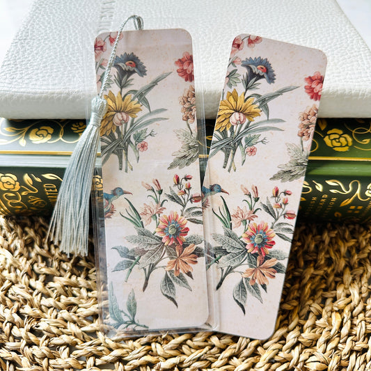 Bookmark with Tassle - Vintage Botanical Series