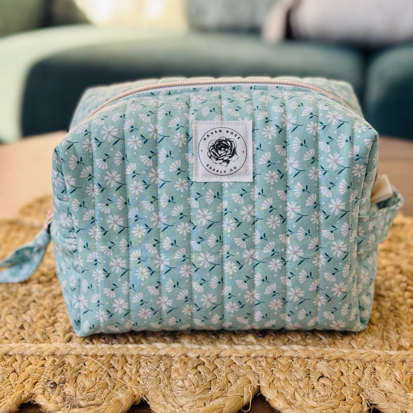 Wild Daisy Boxy Pouch