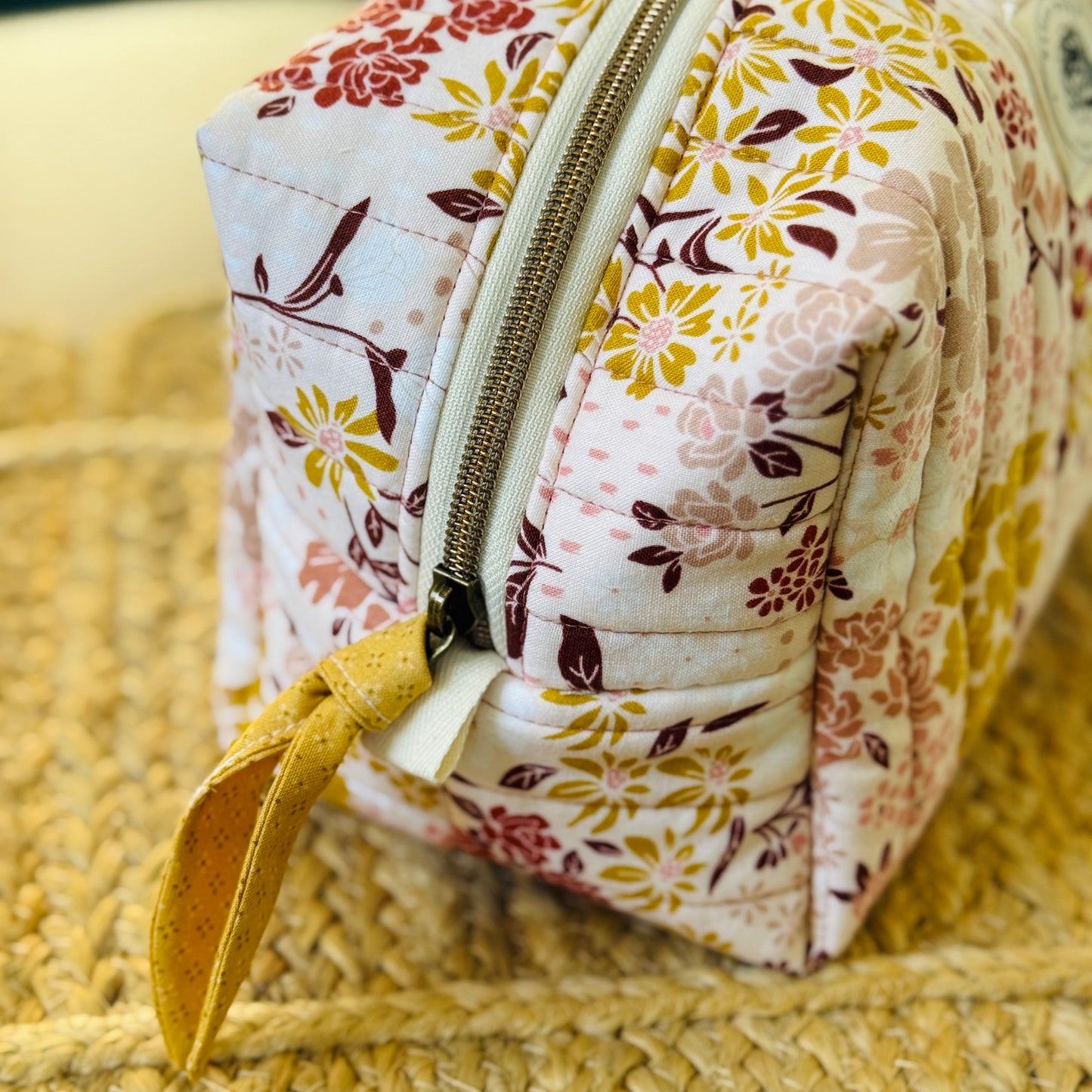 Rosy Mauve Boxy Pouch