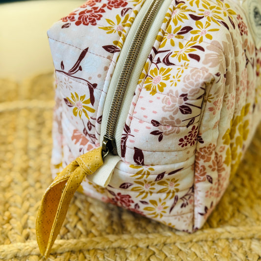 Rosy Mauve Boxy Pouch