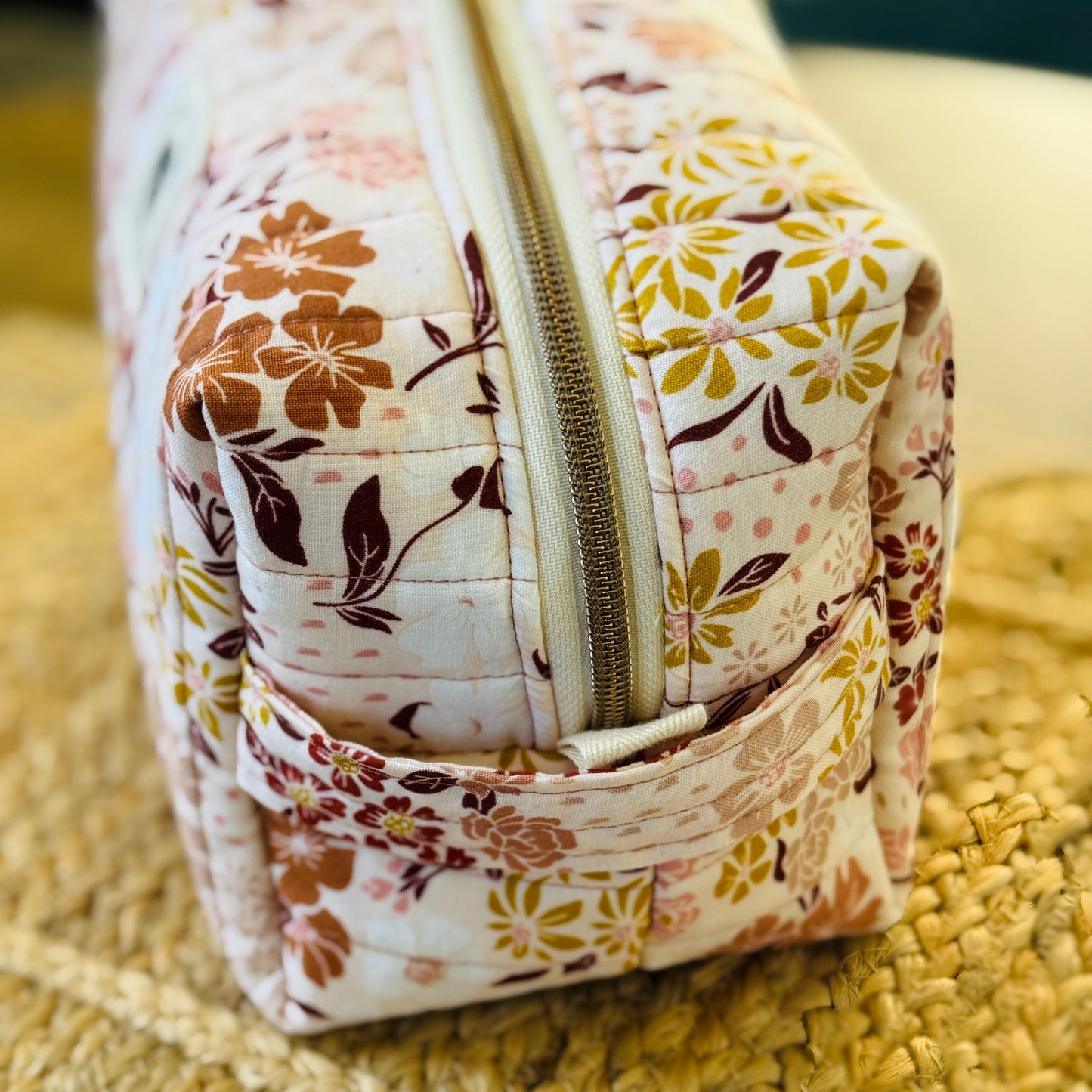 Rosy Mauve Boxy Pouch